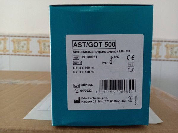 AST/SGOT 4x100mL + 1x100mL